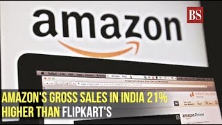 Amazon's gross sales in India 21% higher than Flipkart's