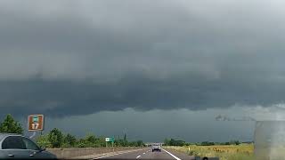 Intercettazione violento temporale tra Bologna e Ferrara ⛈️⛈️