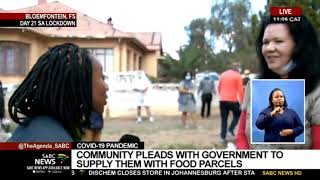 COVID-19 Pandemic | Free State community pleads with government to supply them with food