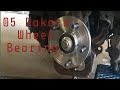 05 dakota wheel bearing replacement