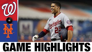 Asdrúbal Cabrera's five RBIs leads Nats to win | Nationals-Mets Game Highlights 8/10/20