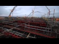 Mersey Gateway - North approach viaduct deck - MSS first concrete pour - January 2016