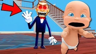 Baby Escapes HAUNTED TOYSHOP!