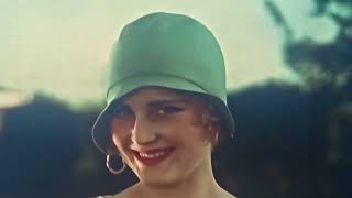 Roaring 20s - Vintage fashion - Flappers - Cloche hats - 1920 - 1929 Colorized Footage Compilation