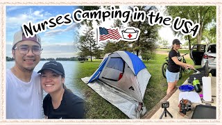 FIRST TIME CAMPING SA AMERICA 🇵🇭 FILIPINO NURSE IN THE USA 👩🏻‍⚕️ JoyOFMia