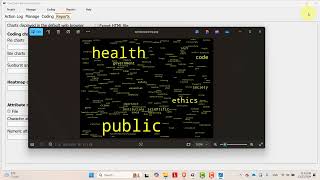 How to generate report, charts, word cloud and export them ? || Qualcoder || Part-5