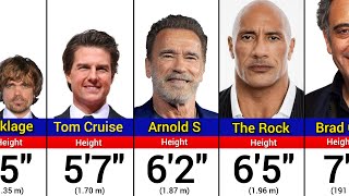 Comparison: Shocking Heights of Hollywood Actors (2025)