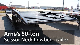 Arne's 50-ton Scissor Neck Lowbed | Maxim Truck \u0026 Trailer