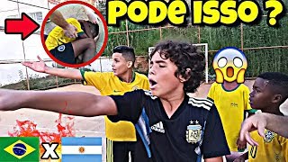 Brasil vs Argentina - Teve muita TRETA😱 (Copa Santa 2019)