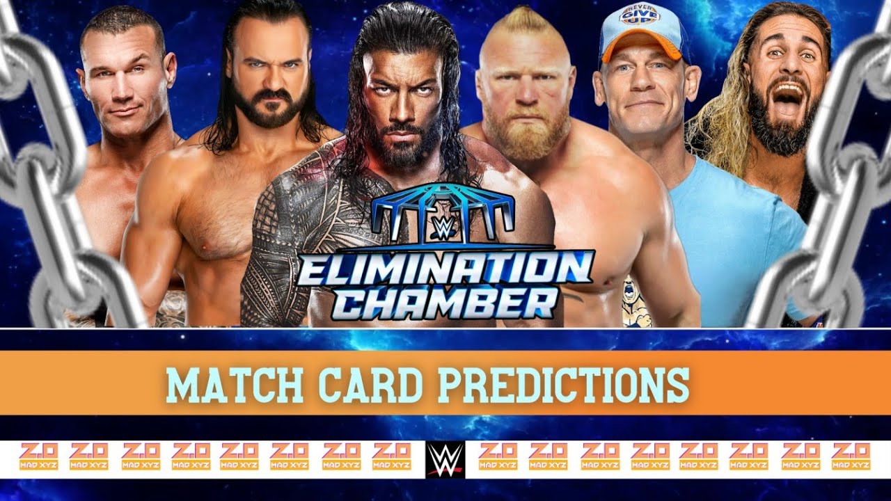 WWE Elimination Chamber 2025 - Match Card Predictions - YouTube