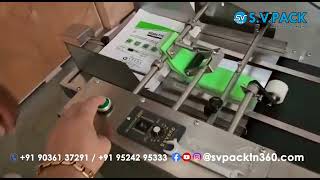 Automatic MRP Batch Coding Machine with Stacker Conveyor
