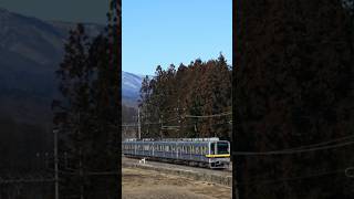 【東武鉄道普通電車】倉ヶ崎SL花畑通過　Tobu-railway electric car class 20400 passing Kuragasaki 2024.3.10