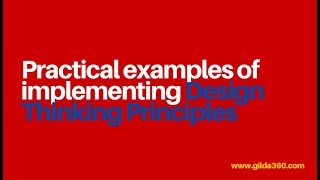 Practical Application of Design Thinking Principles | Mentor Masterclass #4 | Gilda360