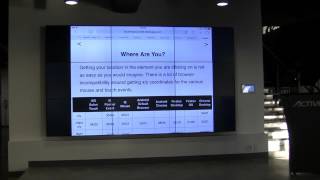 Browser touch event API programming