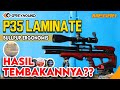 TES AKURASI SENAPAN ANGIN PCP BULLPUP | GREYHOUND P35 LAMINATE