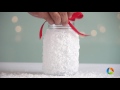 diy snowy mason jar holidays craft mason jar christmas decor