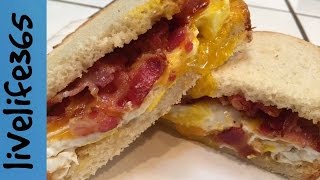 How to...Make a Classic Fried Egg, Bacon & Cheese Sandwich