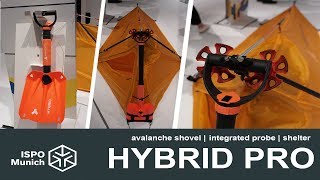 Ispo 2018 Award winner: Advenate avalanche shovel with bivouac shelter