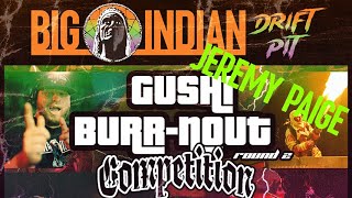 Hell Cat burns it down for Gushi Burr-nout at Big Indian Drift Pit