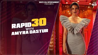 Rapid 30 with Amyra Dastur | KAALI CAR | Raftaar | Hindi Song 2022