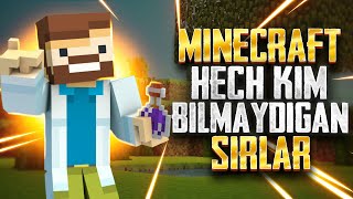 🔥MINECRAFT HECH KIM🚹 BILMAYDIGAN SIRLAR👻 • MINECRAFT SIRLARI👍