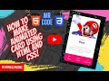 How to make RPG Styles Card with Hover Effect with HTML/CSS.....