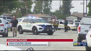 KCSO investigating homicide after man found dead in southwest Bakersfield