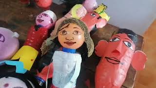 പാവനാടകം Doll Puppet || Waste Material Products || #puppet  #dollmaking  #wastematerial