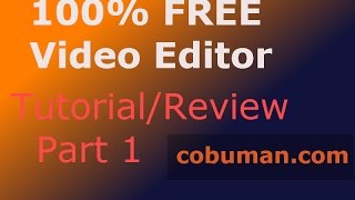 Free Video Editor | For Beginners | Part 1 Windows Movie Maker