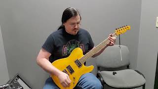 Demo of the Fender Special Edition Custom Telecaster FMT HH in Amber Flame