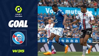 Goal Habib DIALLO (1' - RCSA) RC STRASBOURG ALSACE - OGC NICE (2-0) 22/23