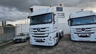 MB ACTROS 2546 MEGASPACE  6X2 2019 COMPLETO DISPONÍVEL EM ESTOQUE RICARDO CAMINHÕES CURITIBA