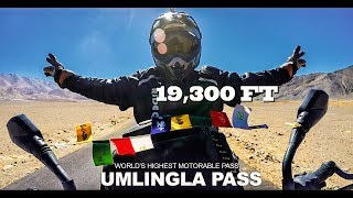 UMLINGLA Pass 19,300 ft | The new highest motorable road | Ladakh | 22 Days | Kashmir Safarnama |