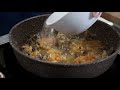 ВКУСНЕЕ ГУЛЯША тушеные куриные сердечки с перловой кашей