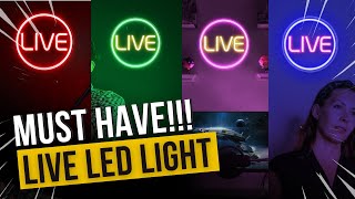 BEST LED LIGHT FOR STREAMERS AND GAMERS | LUMOONOSITY LIVE. NEON LIGHT