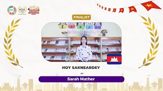 #ICIA2025 #InventorWannabe2025 - Hoy Sakneardey as Sarah Mather
