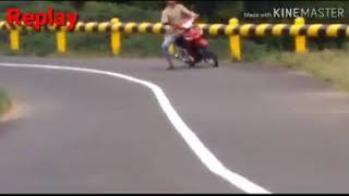 Valentino rossi Crash kecelakaan hebat