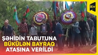 Şəhid hərbçimiz Taleh Əliyev qoruduğu Vətən torpağına dəfn edildi