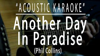 Another day in paradise - Phil Collins (Acoustic karaoke)