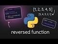 Reversed function in python #python python for beginners