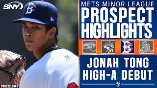 Mets prospect Jonah Tong strikes out seven in Brooklyn Cyclones debut | SNY