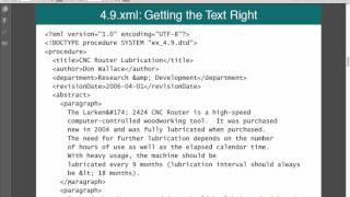 Lecture: DTDs for Publishing