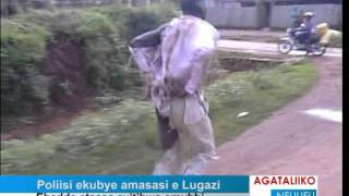 Poliisi ekubye amasasi e Lugazi