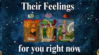 THEIR FEELINGS FOR YOU (right-now) 🤔 #timeless Tarot Psychic Reading! | Pick A Card