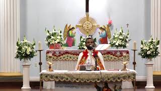 Last Holy Malayalam Mass, Fr. Saji Pinarkayil, Houston