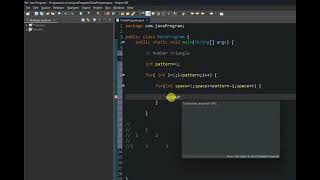 Number Pattern Program in Java | Right Aligned Number Pyramid Pattern Printing