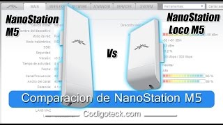 Comparacion de nanostation m5 y nanoloco m5