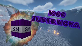 1000 Supernova Vs Minecraft