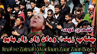 Jinab e Zainab Wadaan Zaar Zaar Bayo || Kashmiri Nawah || Nowgam Sonawari