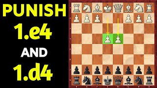 Best Chess Opening Against 1.e4 & 1.d4 [TRAPS Included]